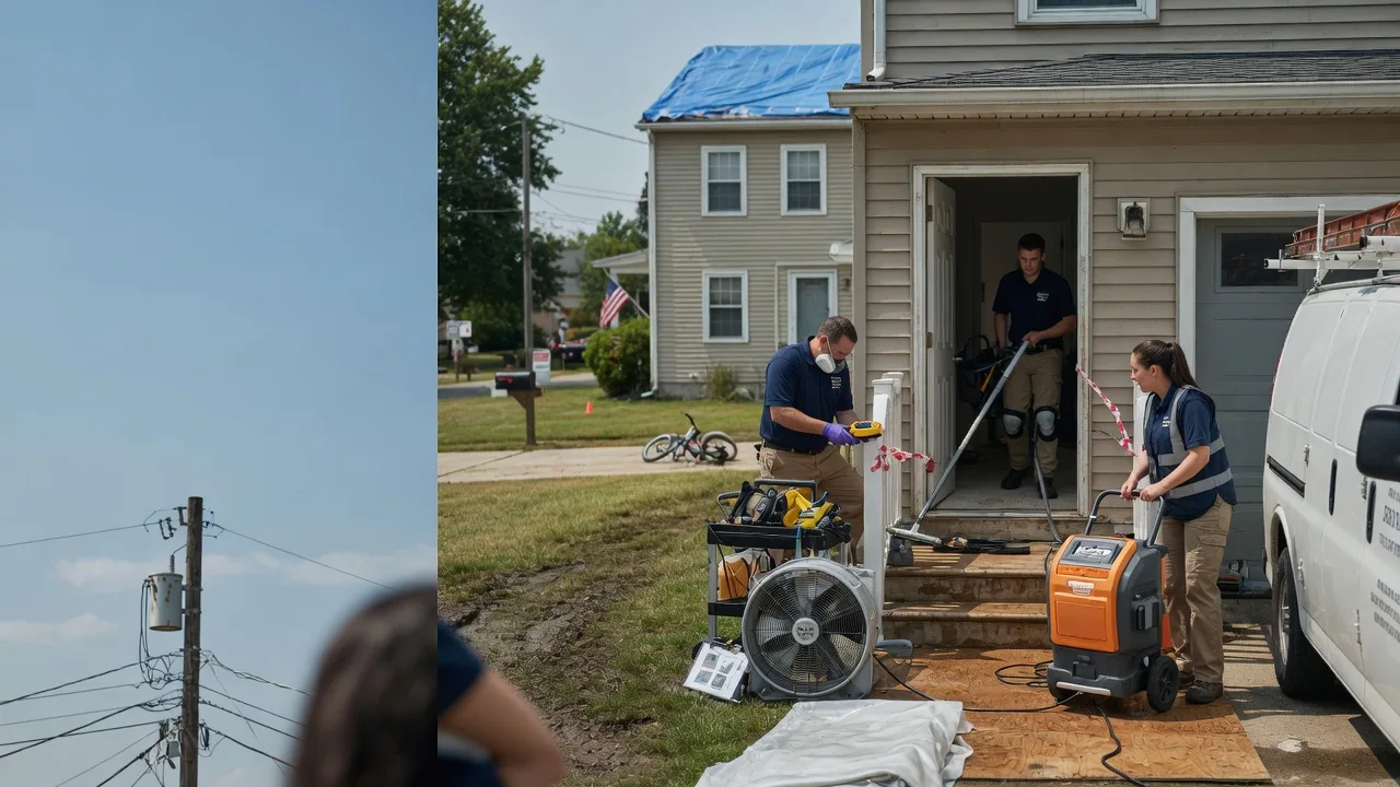 Water Damage Repair in Linwood, MA near me